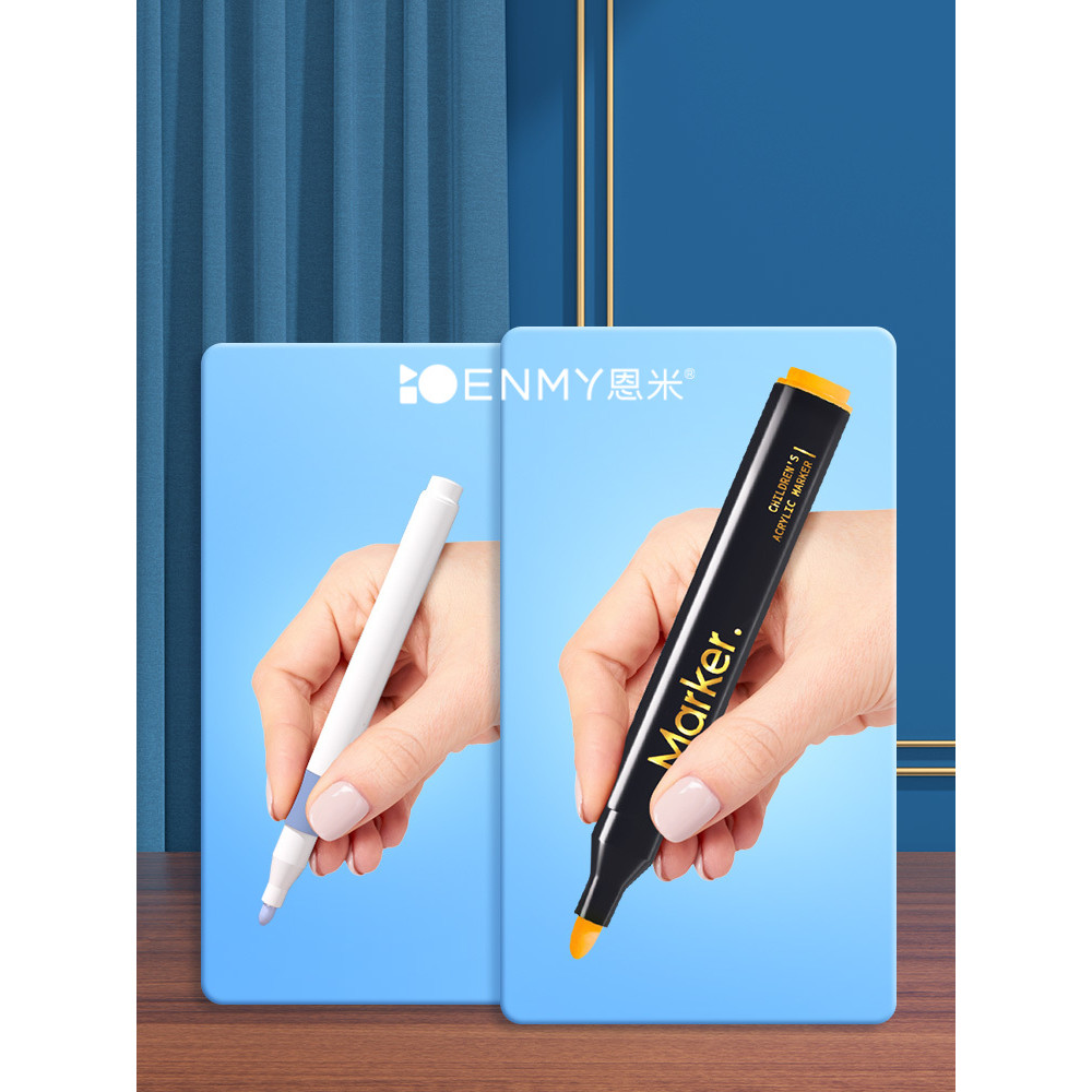 D3W ENMY Acrylic Marker 80 Warna Tas Gaya Akademik Kain