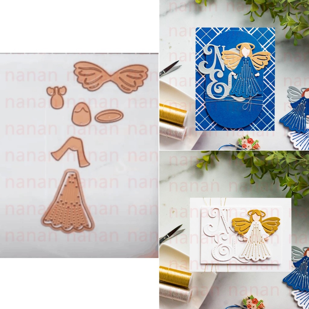 

Angel Metal Cutting Dies for DIY Decorating Scrapbook Paper Greeting Card Album Embossing Craft Die Christmas New