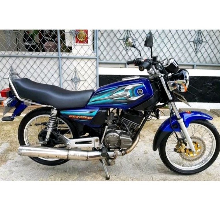 striping lis sticker standar ori Yamaha Rx king 2007 biru merah