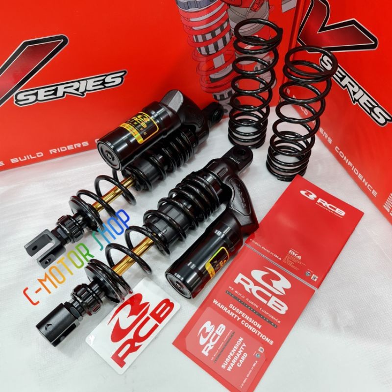 Shockbreaker Rcb Black Series Premium Nmax/Pcx 150 New Shock Rcb Tabung  Nmax/Pcx 150 New/Xmax Black