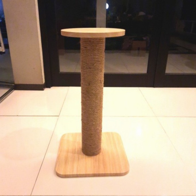 Cat Scratcher cat Tower cat tree garukan kucing kayu - 4inch