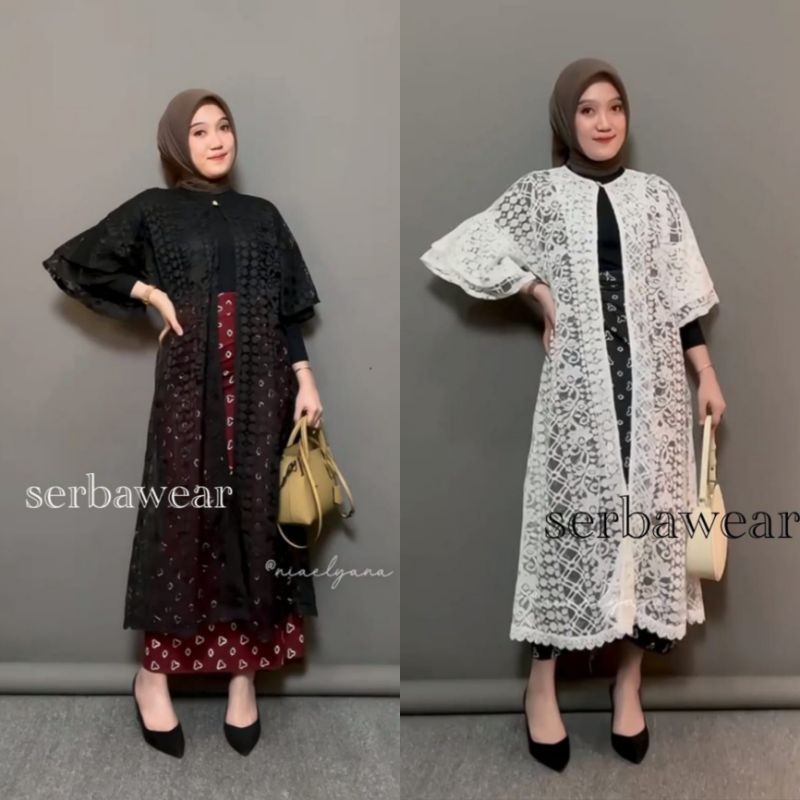 Outer Tunik Brocade Hein Atasan Wanita  ADA JUMBO LD 120CM |Outer Kondangan|