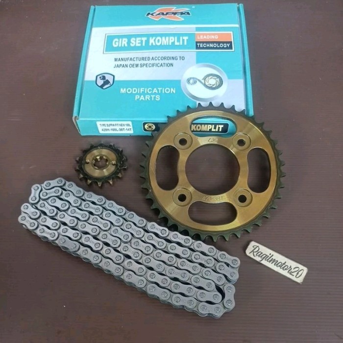 GIR SET GEAR PAKET 14T-38T BLADE REVO ABS LAMA NEW FIT SUPRA FIT NEW