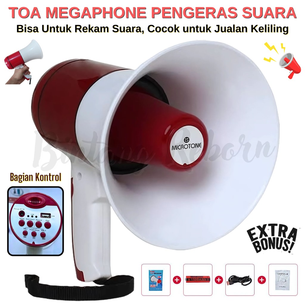 COD TOA/PENGERAS SUARA MULTIFUNGSI MARKETPEAK MP-19 SPEAKER/MUSIK/RECORDING PLAY | PENGERAS SUARA | 