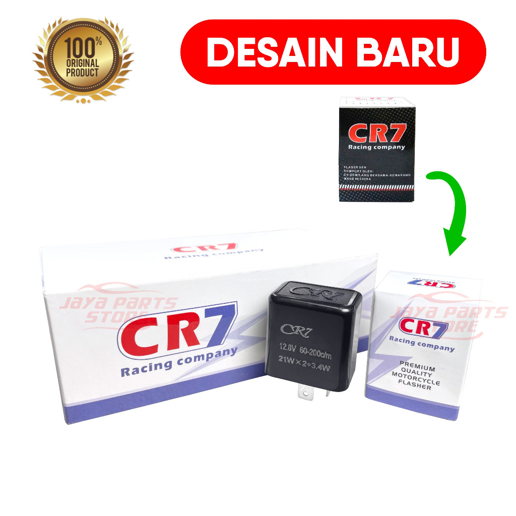 PROMO BESAR Flasher Digital CR7 - Adjustable Lampu Sein Bisa Kedip Cepat Lambat - Universal Semua Mo