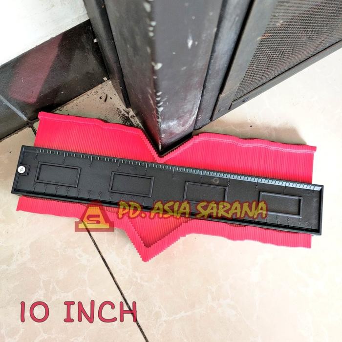 

Penggaris Contour 25cm Duplicator Gauge Ruler 10" Inch Copy Gauge Sudut Kontur M137
