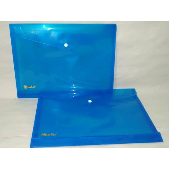 

Map Data Bag Folder Vertikal / Map Plastik F4 (Folio) - Biru
