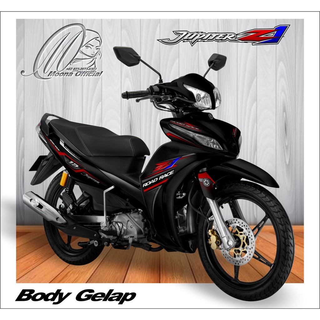 0414 STRIPING LIST VARIASI JUPITER Z1 TRANSPARAN - STICKER VARIASI MOTOR JUPITER TERBARU - STIKER LI