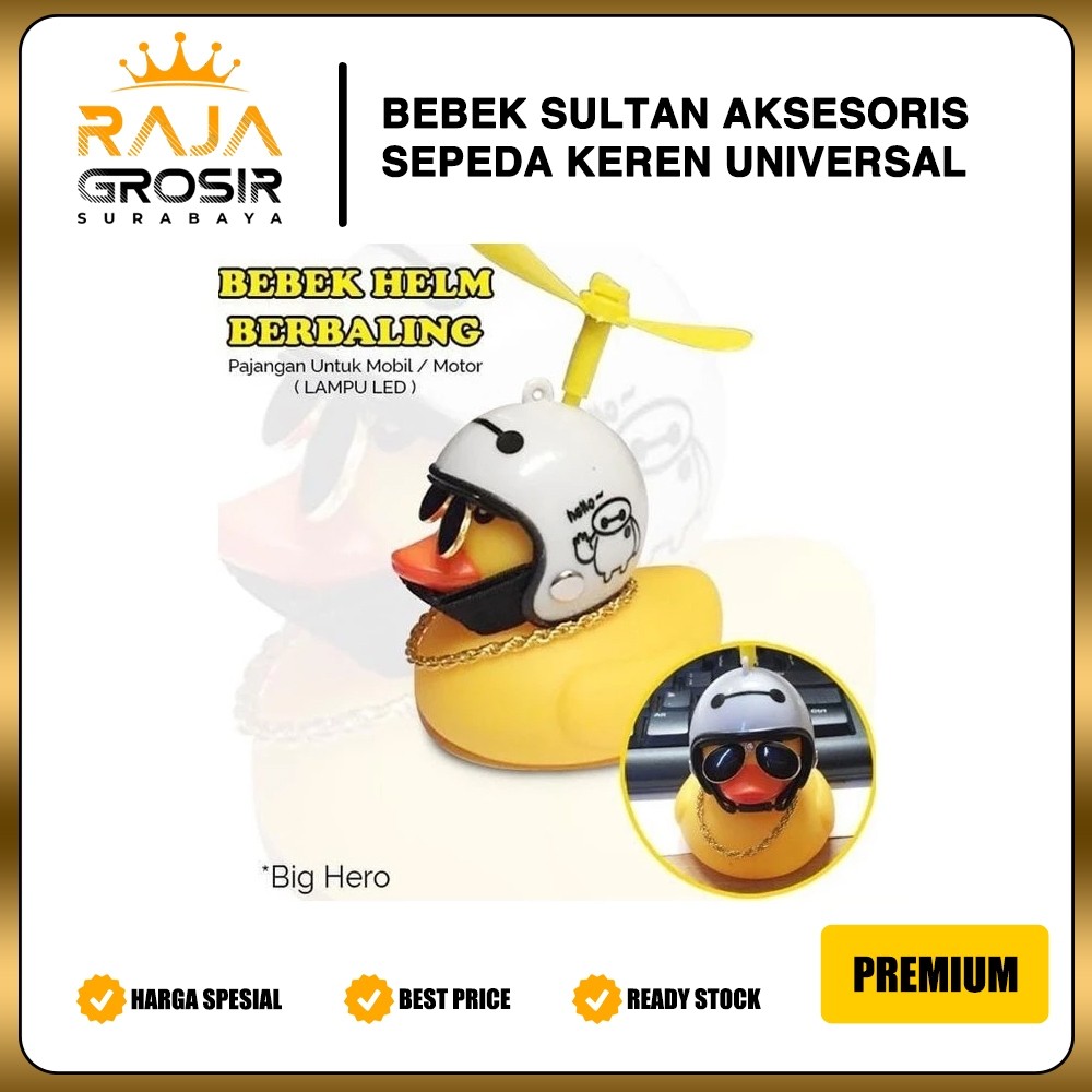 XOJINSHOP Aksesoris Sepeda BEBEK SULTAN Mainan Sepeda Termasuk Holder UNIVERSAL RAJA GROSIR SURABAYA