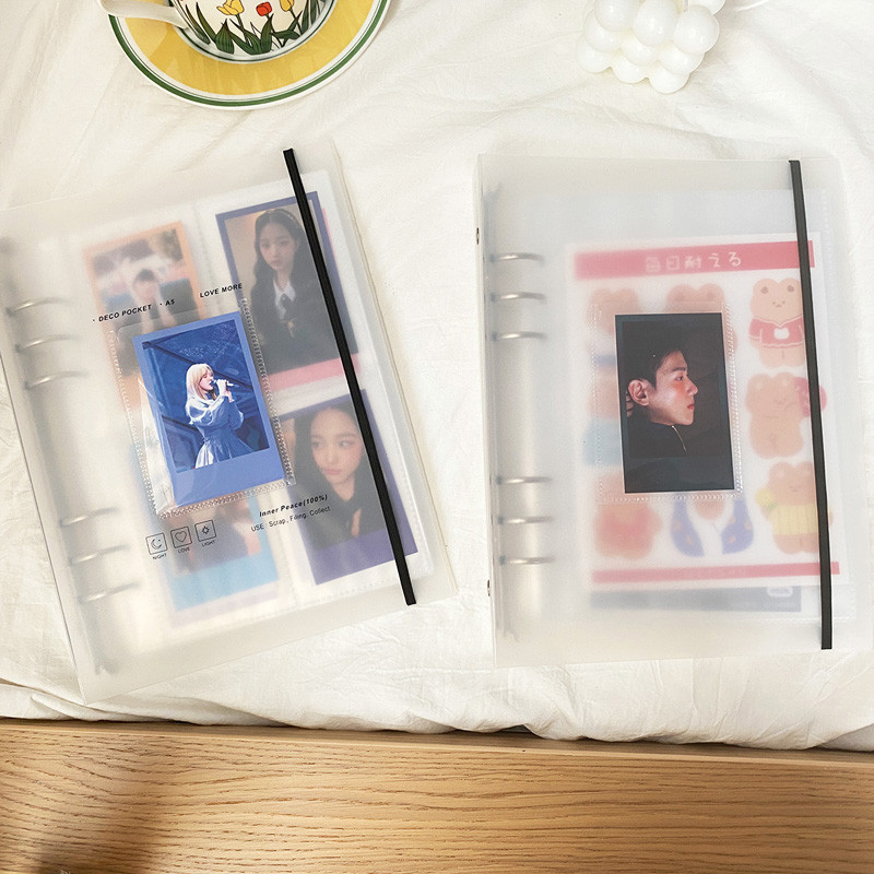 

Yoofun A5 Binder Storage Collect Card Holder Book Journal Diary Agenda Planner Korean Idol Photo Organizer School Stationery