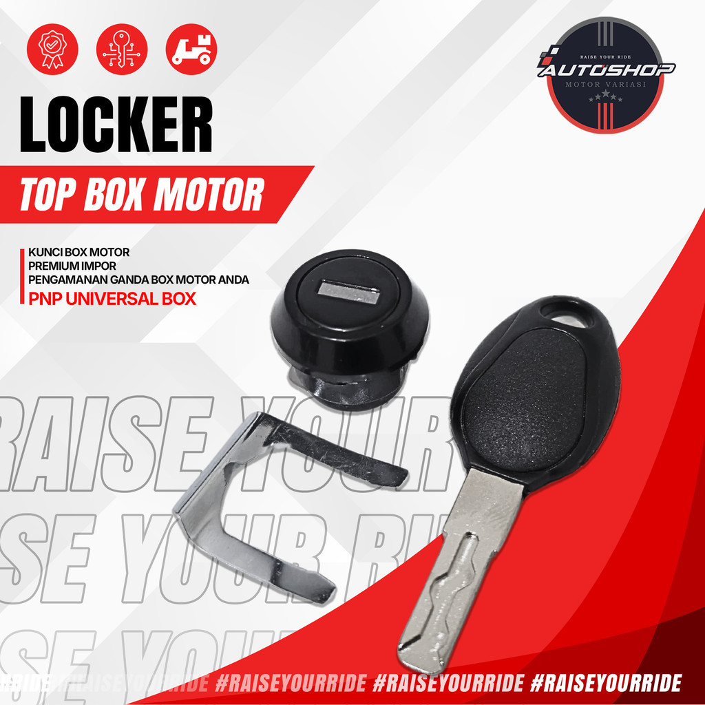 Kunci BOX MOTOR Locker BOX MOTOR Multifungsional Bisa Buat Semua BOX MOTOR CUSTOM KALIAN Kualitas IM