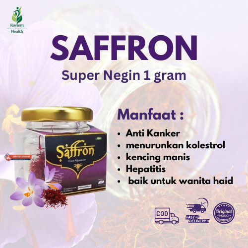 

SAFFRON SUPER NEGIN SAFFRON GRADE A SAFFRON SUPER NEGIN 1GRAM|UNTUK MENAMBAH IMUNITAS TUBUH