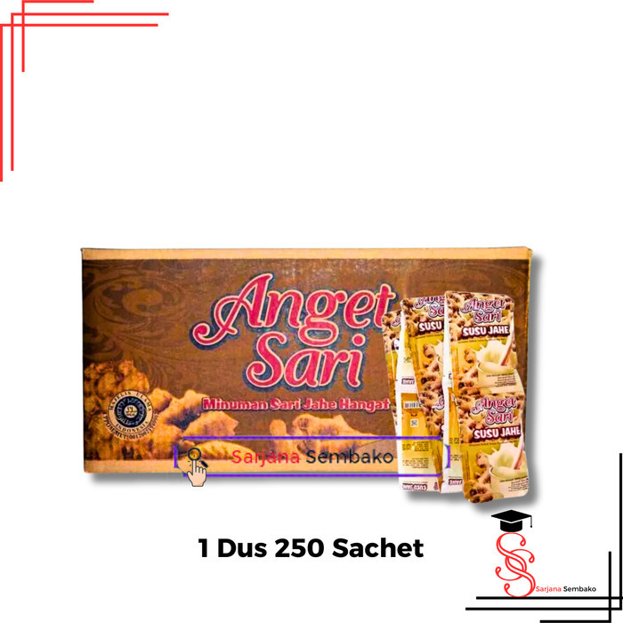 

Anget Sari Susu Jahe Minuman Serbuk - 1 Dus 250 Sachet