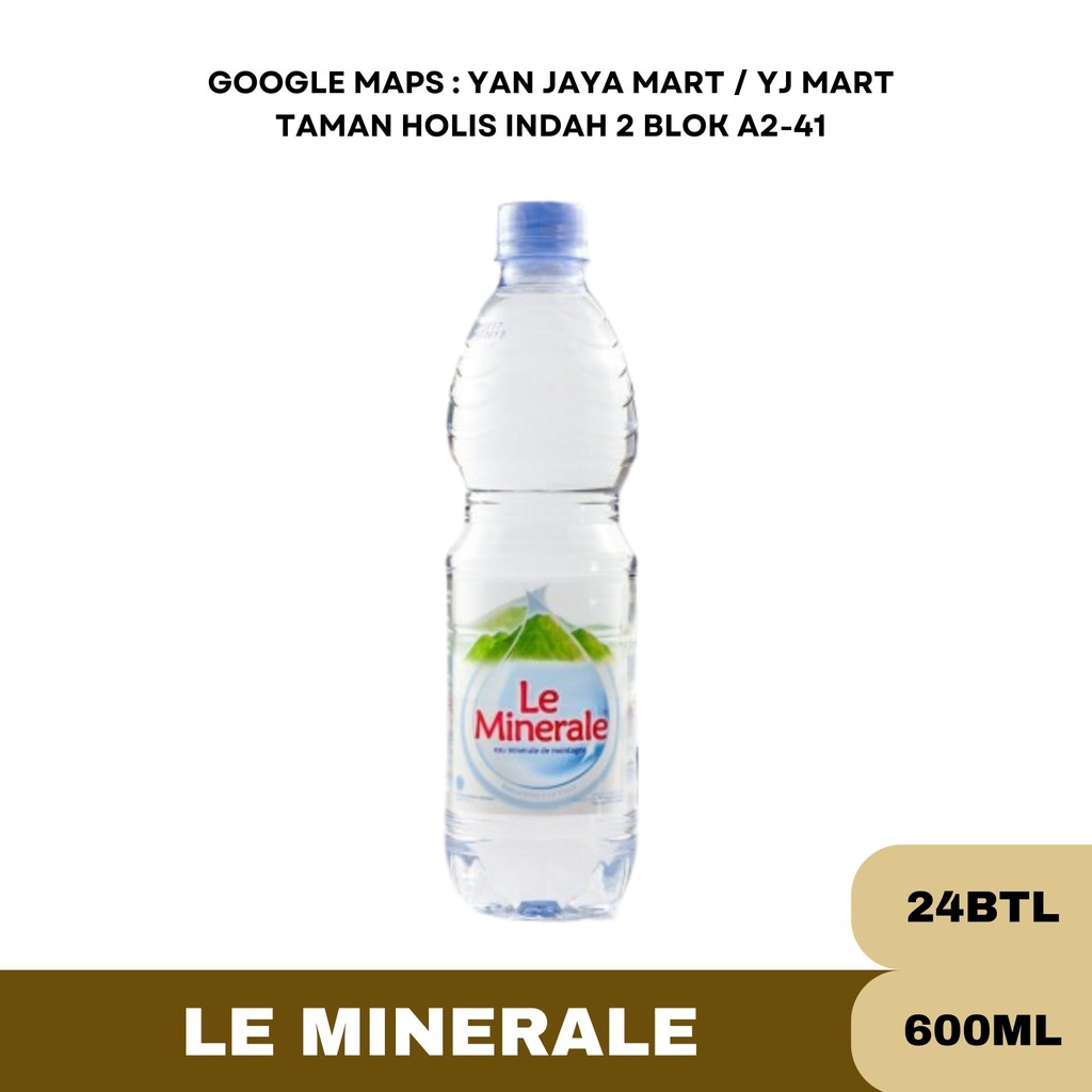 

Le Minerale Water / Air Minum / Air Mineral / 600ML / 1CRT/24PCS