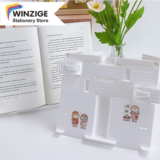 

SURABAYA Book Stand Reading Holder Penyangga Buku Dan Tablet Dudukan Buku Penahan Buku Alat Bantu Baca Set Book End Stand Pembatas Penahan Buku Murah Tebal Kokoh