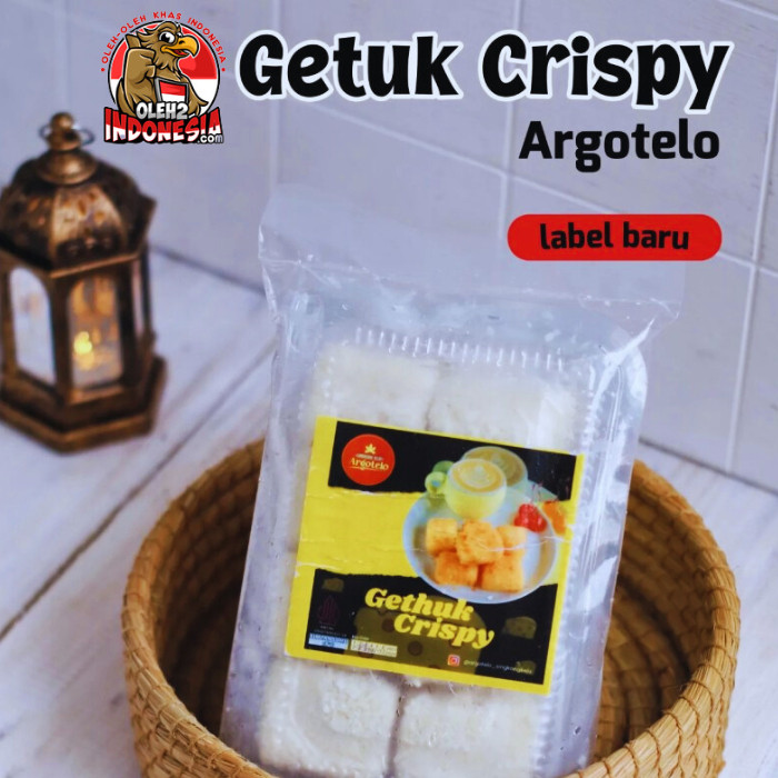 

Getuk Crispy getuk Merk Argo telo Sala tiga Oleh Oleh Khas Semarang