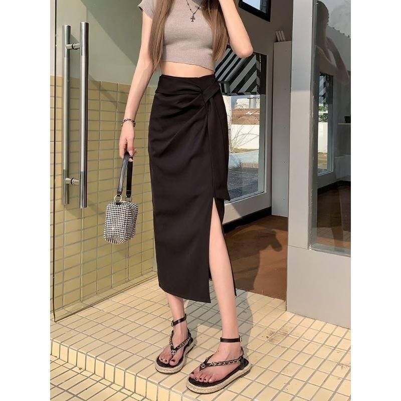 Midi Skirt Rok Style Korea Tamara
