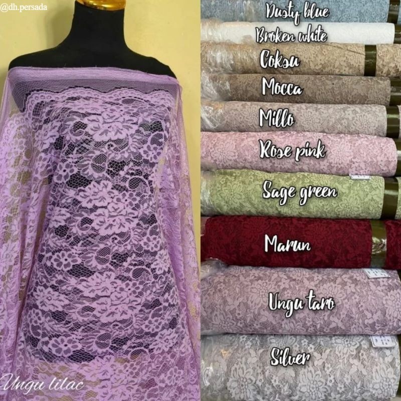 Kain Brokat Mtr Brokat Halus MTR Brokat Murah