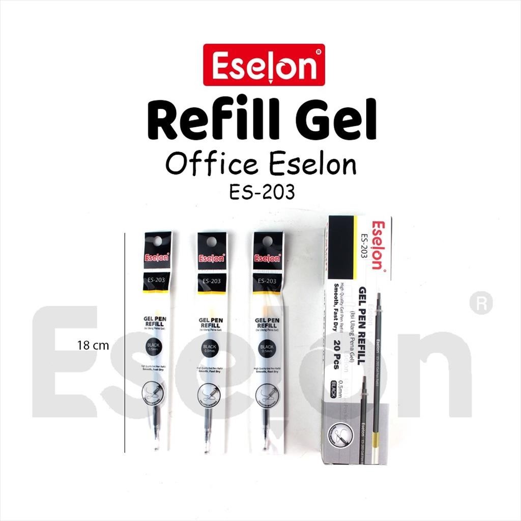 

Asli 1 pcs Refill Pulpen Gel Office ES-203 / Refill pulpen gel Eselon
