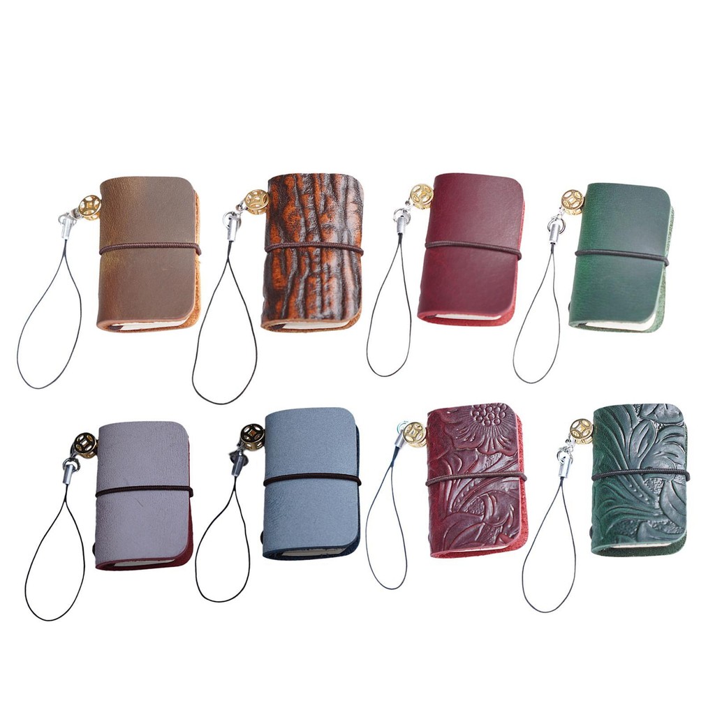 

Tiny Travel Journal Memo Book Decorative Accessory Soft Refillable Journal for Teens Adults Women Men Boys Girls Birthday Gift