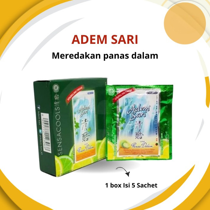 

ADEM SARI Sachet - Untuk Panas Dalam & Sariawan