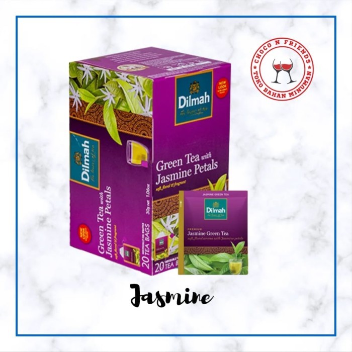 

Teh Dilmah Jasmine | Dilmah Jasmine Foil Envelope 20 S