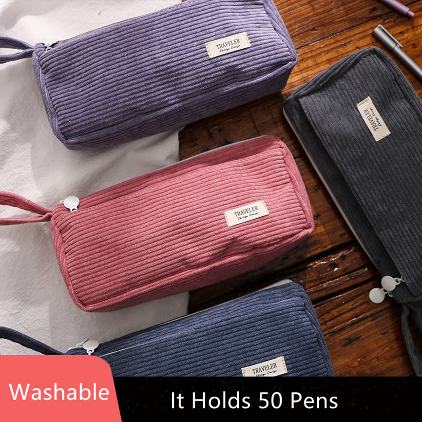 

Pencil Case Trousse Vintage Pencilcase Kawaii Estuche Big Bag Kalemlik Multifunctional Estojo Pochita Piornik Etui Pencillcases