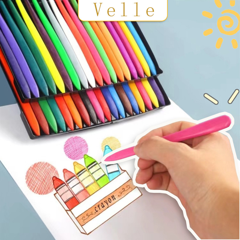 

CRAYON MEWARNAI 6/12/24Warna/ CRAYON ANTI AIR/ CRAYON ANTI KOTOR/ PENSIL WARNA