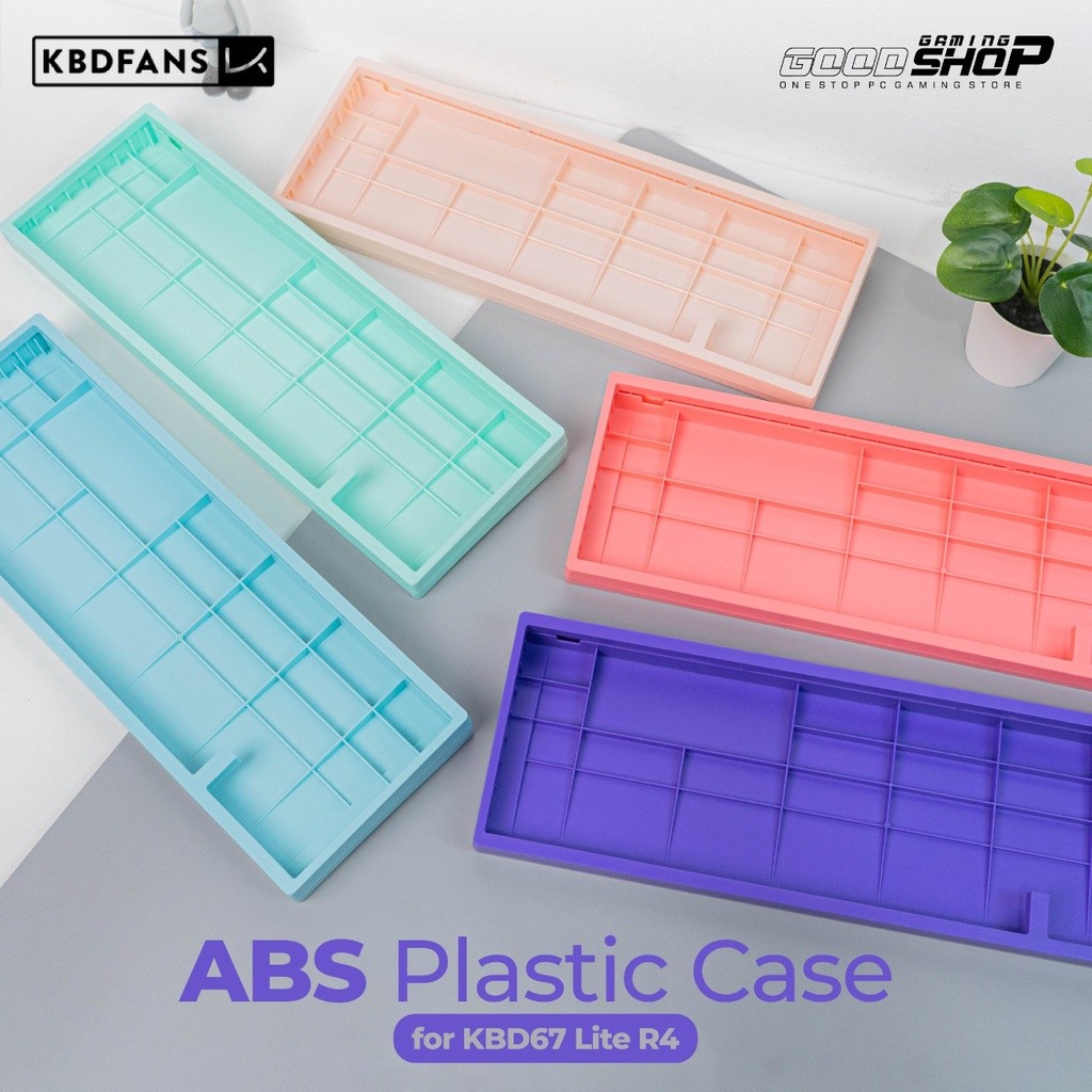 KBDFANS KBD67 Lite R4 ABS Plastic Case - Mechanical Keyboard DIY Kit