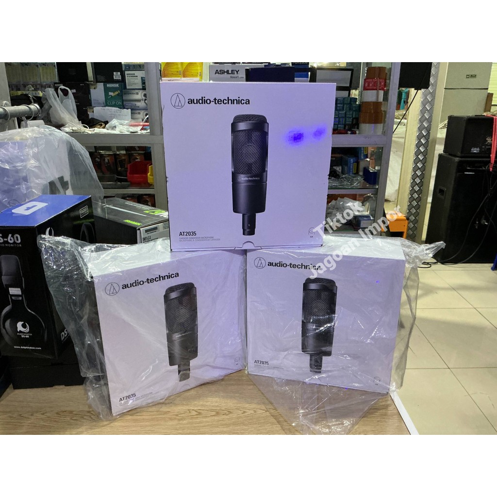 Audio Technica AT2035 / AT 2035 Cardioid Condenser Microphone - AT2035