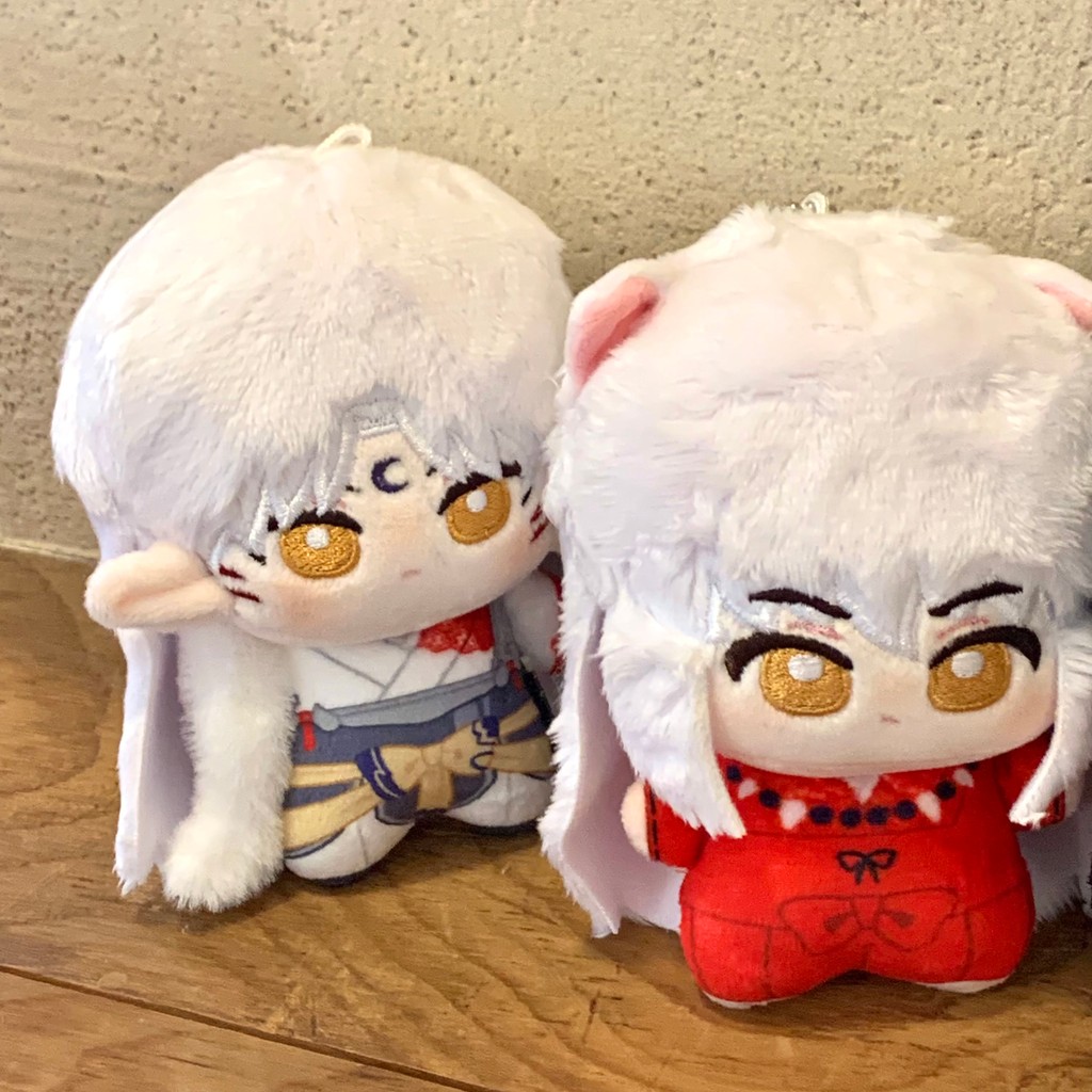 Anime Inuyasha Kikyo Higurashi Kagome Sesshoumaru Doll Starfish Body Cute Plush Pendant Toys Cosplay