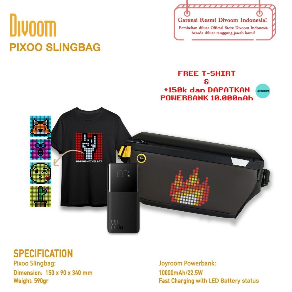 Divoom Pixoo Slingbag