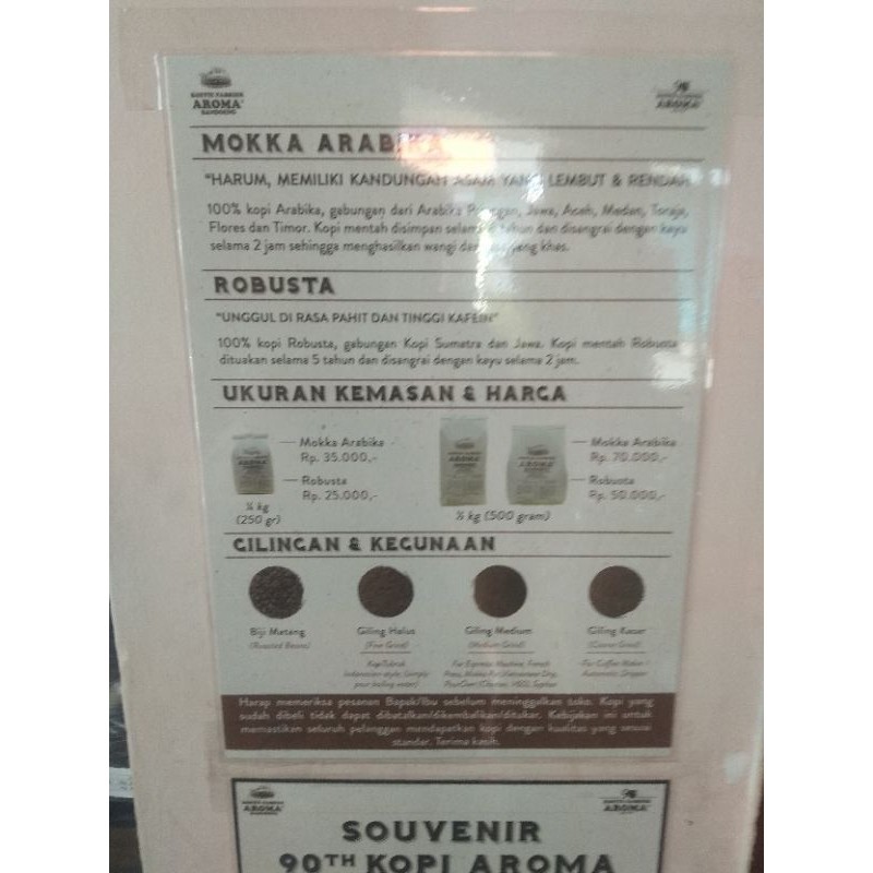 

JAMIN MURAH !!!Kopi Aroma Moka Arabika(BISA LANGSUNG ORDER)