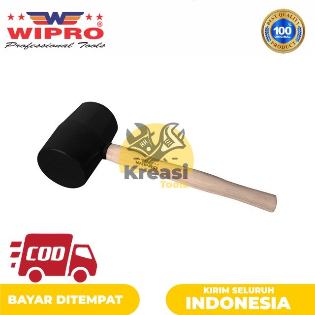 Kreasi Tools | Wipro Palu Karet Hitam H/Kayu WP8006(24oz)