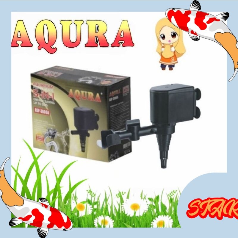 POMPA AQUARIUM AQURA ASP 3000 POWER HEAD 3000 AQURA