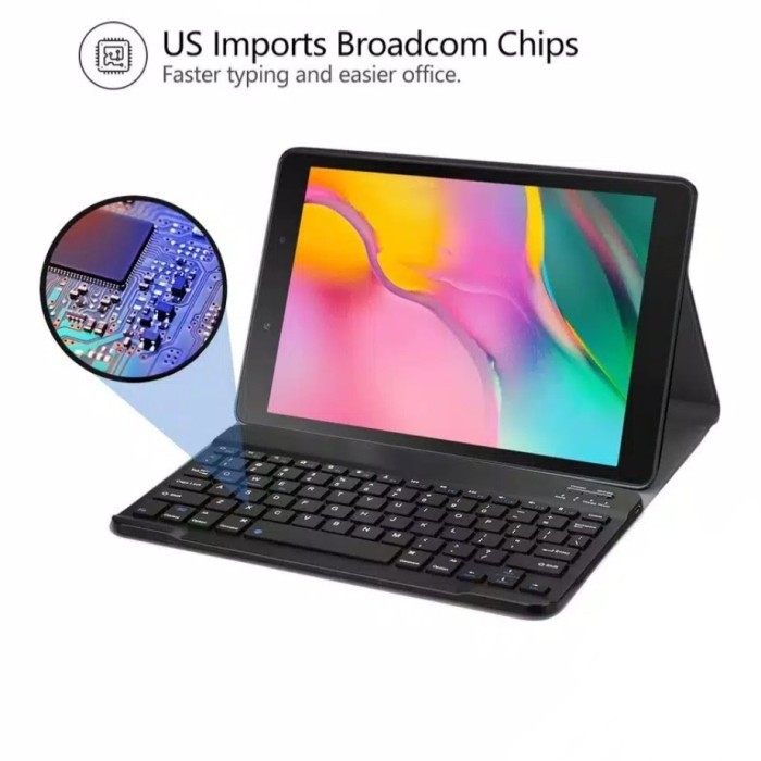 Case Flip Samsung Galaxy Tab A 8.0 inc T295 Flip + Keyboard