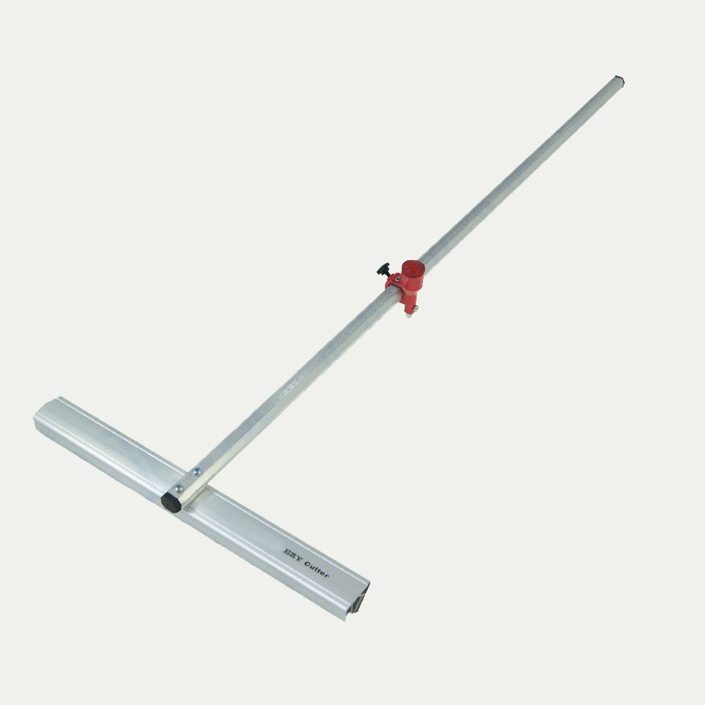 

Glass Cutting T Style Ruler Cutter DIY Tool 1.5 M Aluminum Alloy Shank