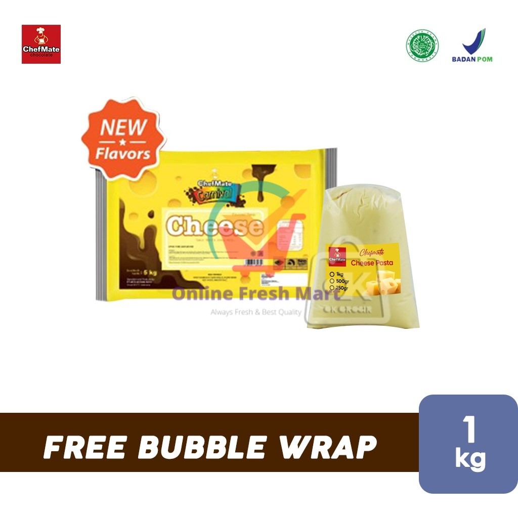 

Chefmate Pasta Keju / Filling Keju ( 1kg ) - Online Fresh Mart Denpasar