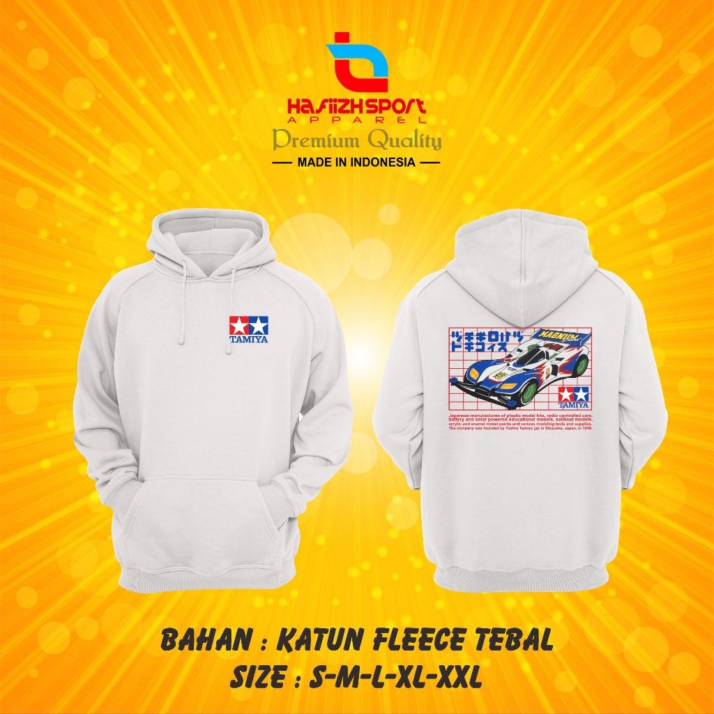 SWEATER HOODIE TAMIYA BAHAN PREMIUM TEBAL