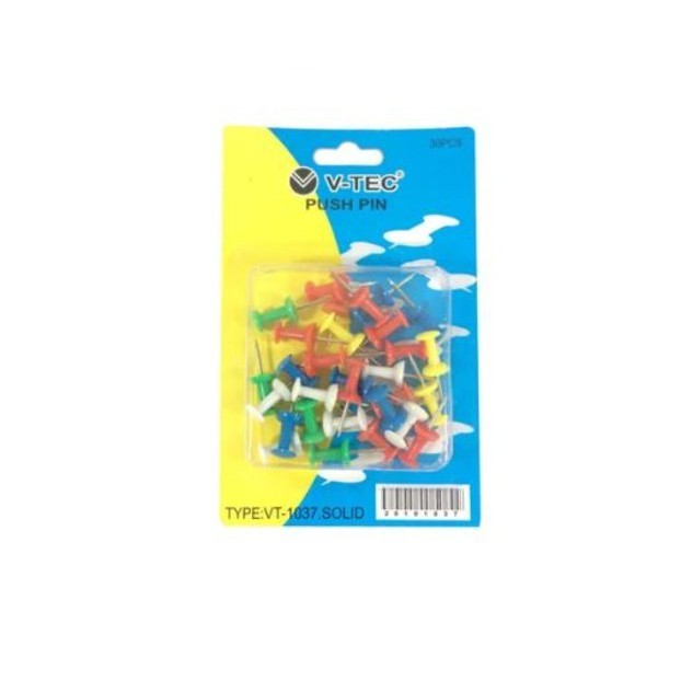 

V-TEC PUSH PIN VT-1037 SOLID (30 PCS)