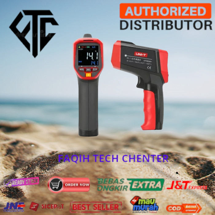 

UNI-T UT302D+ Infrared Thermometer IR Termometer UNIT Termogun UT-302D
