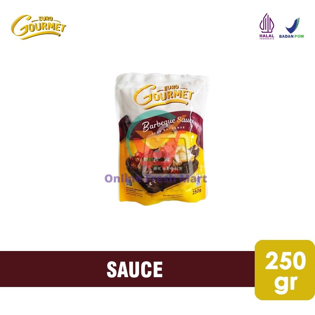 

Saus Barbeque Euro Gourmet / BBQ Sauce (250 gr) - Online Fresh Mart Denpasar