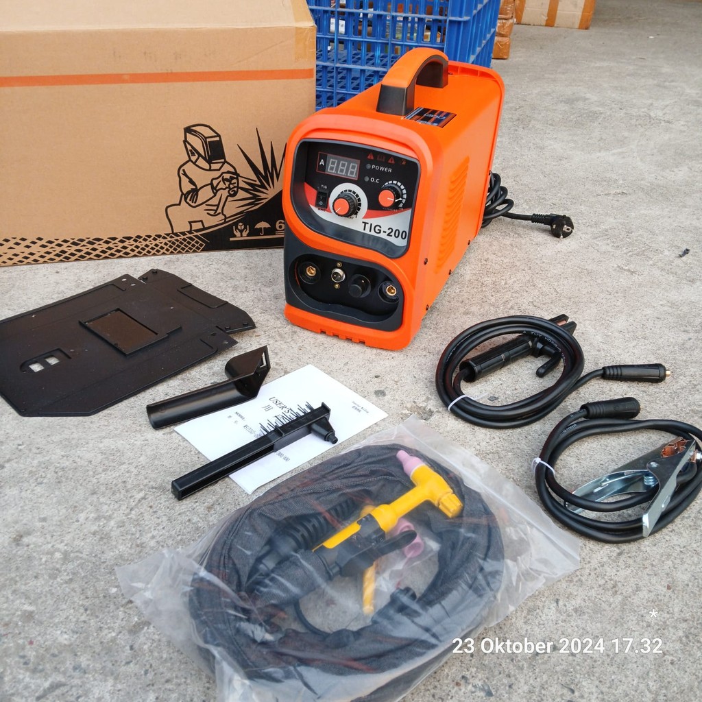 Rhino Tig 200 A Mesin Las Argon 200 A Trafo Travo Las Stainless Steel MESIN LAS ARGON TIG 200A