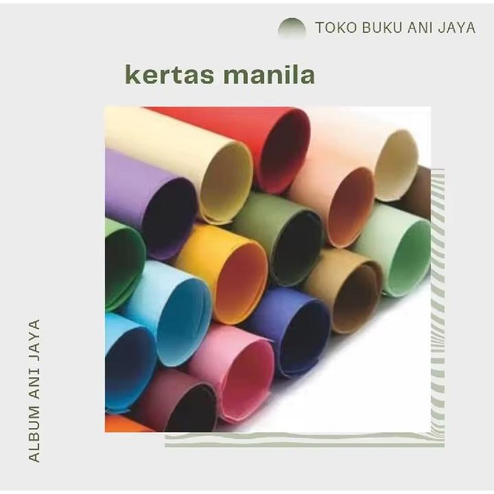 

KERTAS MANILA WARNA RANDOM BERKUALITAS (PER PCS)