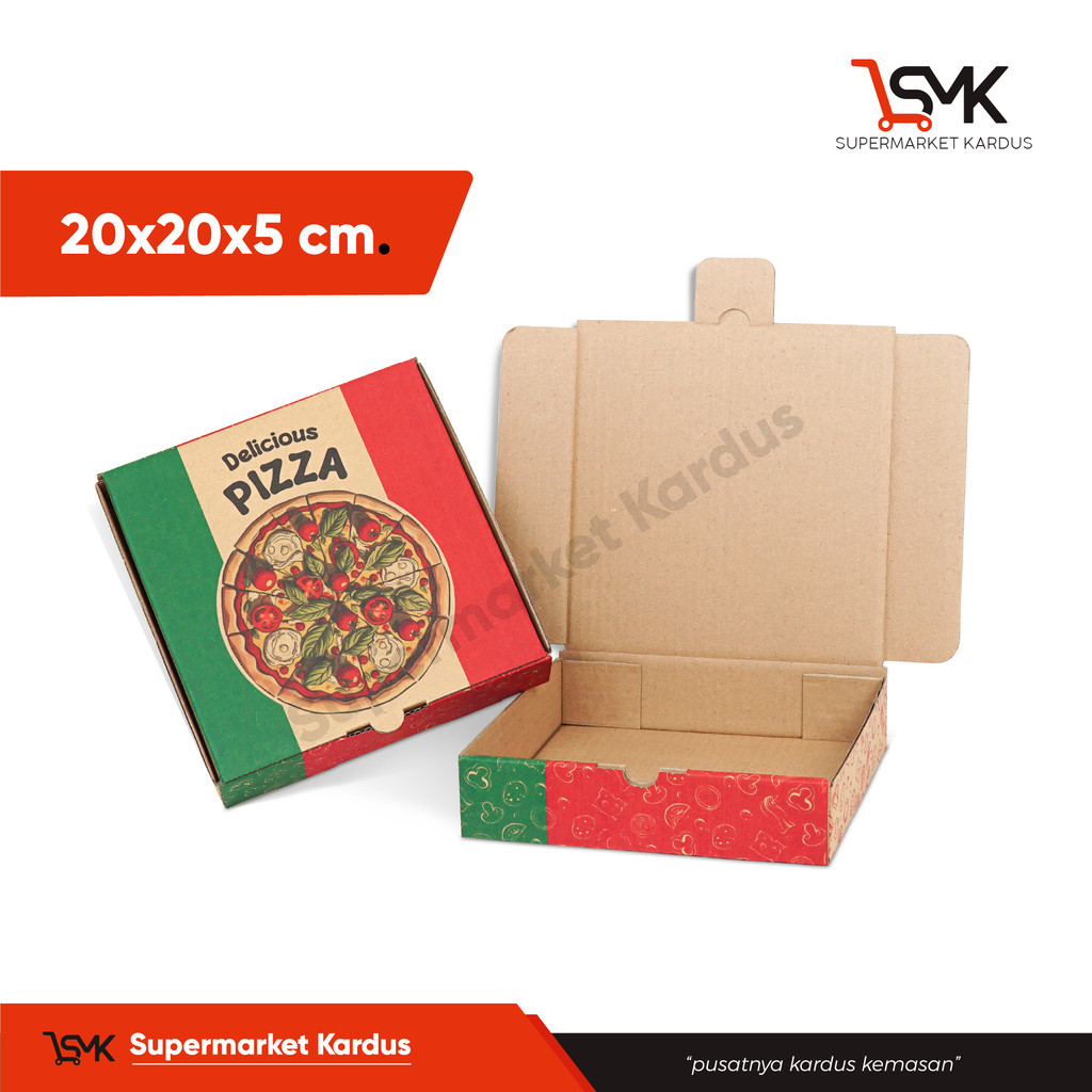 

Box :Pizza 20x20x5 cm