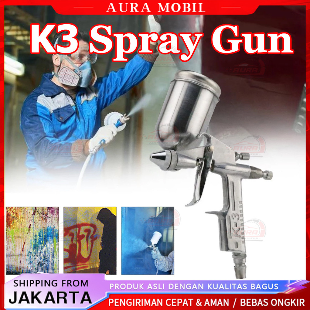 

Spray Gun K3 Polishing - Alat Semprot Cat Tabung Atas