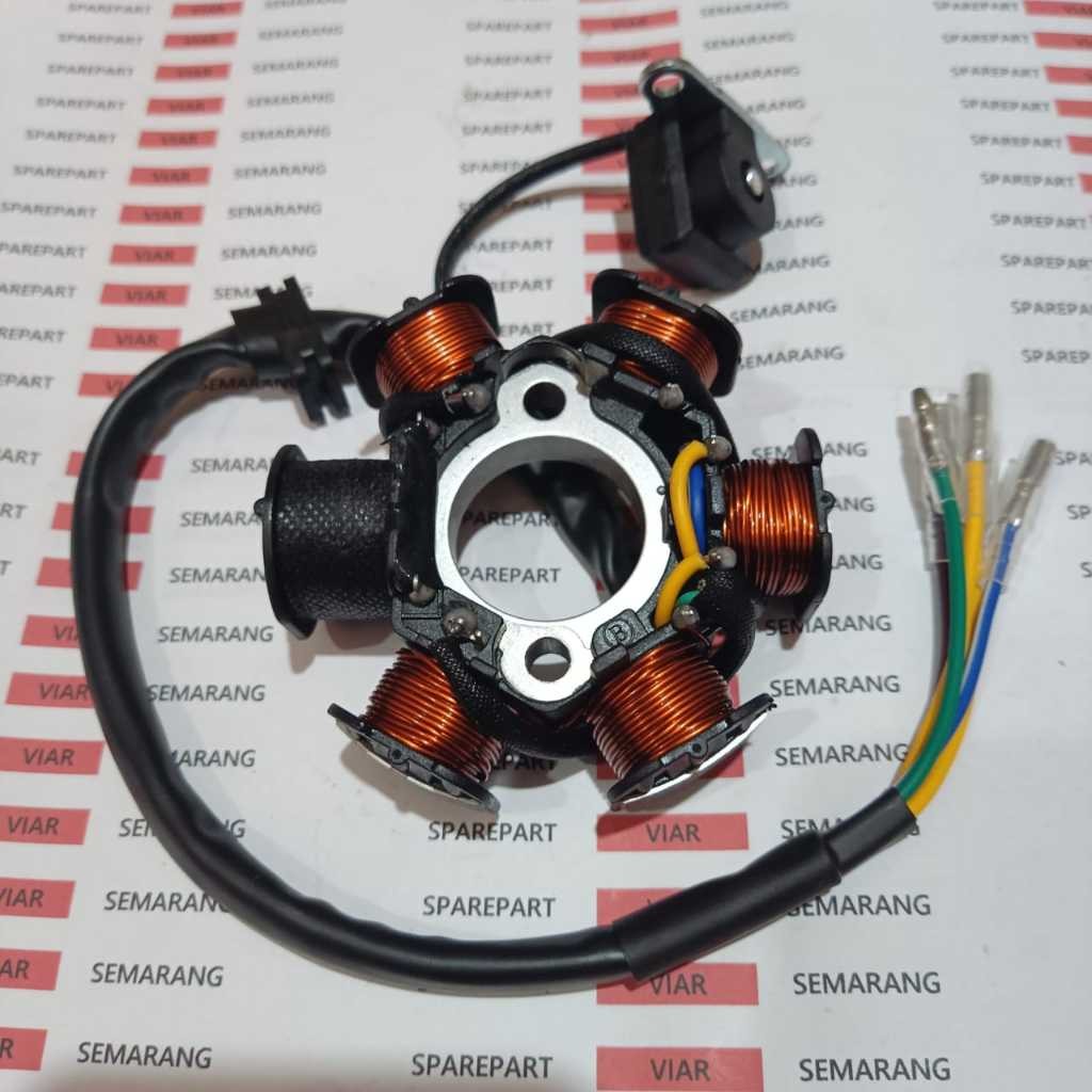 Viar Sepul, Spul Pengapian  (6 Pole) Motor Viar Cross Minitrail, / spul motor c series bebek 6 POle