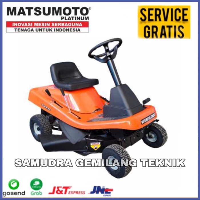 Mesin Potong Rumput Lawn Mower Traktor Matsumoto MLM 158 RO 15 HP