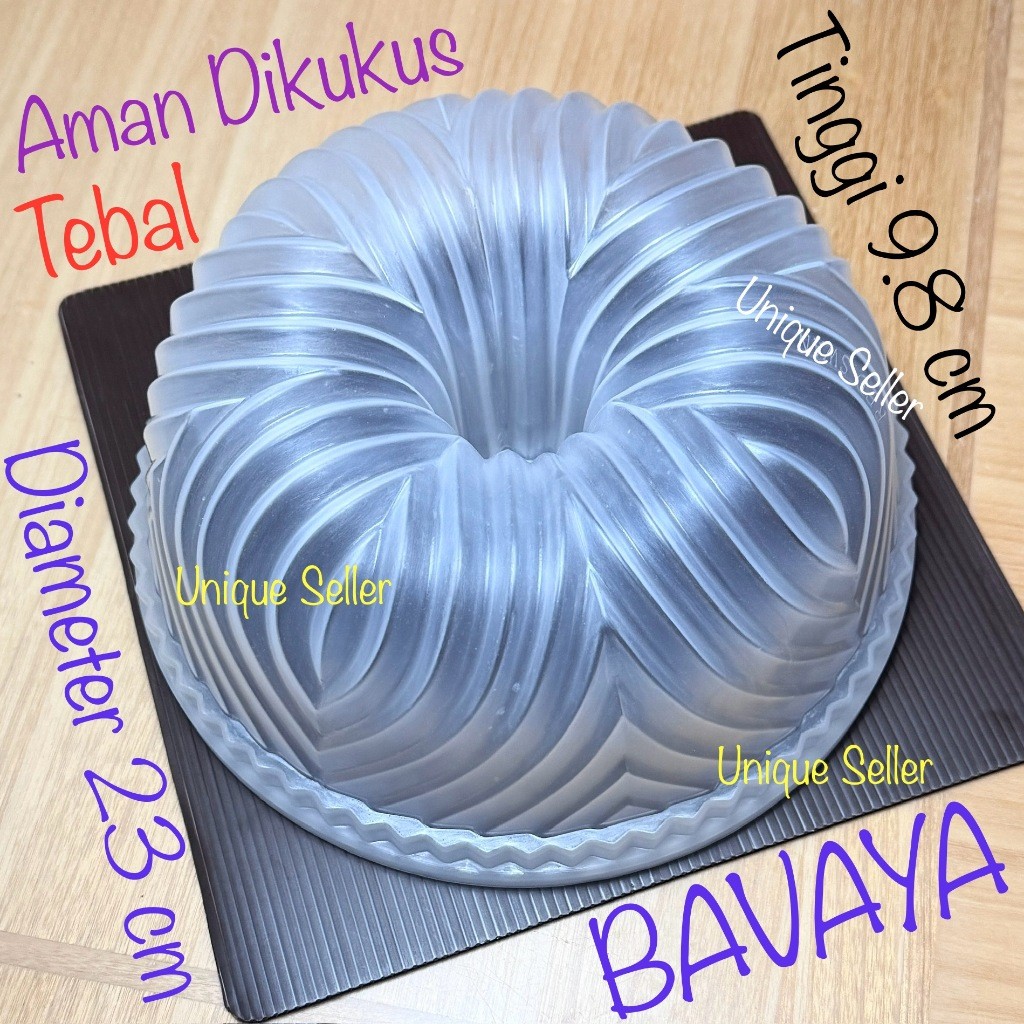 [Isi6] Cetakan Kue Bolu Puding Agar Ager Bavaya 23 cm / Cetakan Kue Puding Pudding Agar2 Ager2 Agar 
