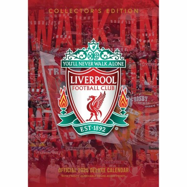 

Liverpool FC Deluxe Calendar 2025, Kalender LFC Official Licensed Product